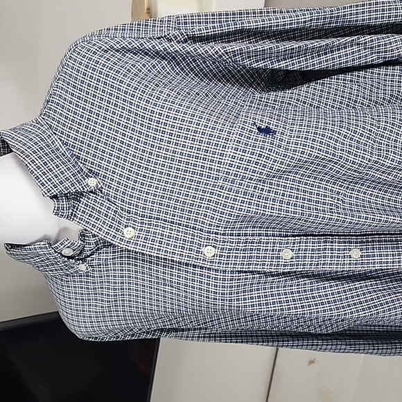 Ralph Lauren Blake Blue Plaid Long Sleeve Button Down Shirt - Picture 2 of 8